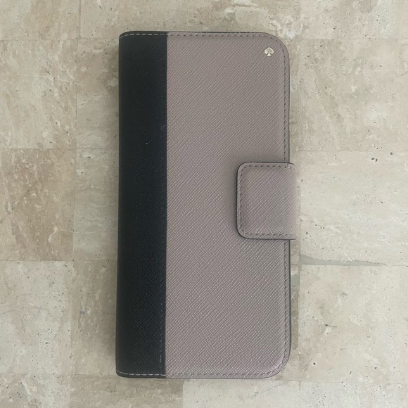 Kate Spade colorblock Wrap Folio phone case for IPhone 7 - Picture 1 of 5